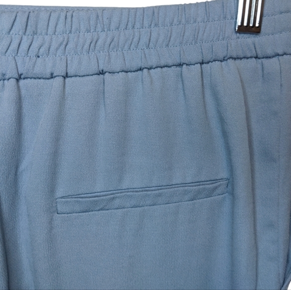 Zara Basics Women's Tie-Waist Lightweight Blue Pants 💙 - Picture 12 of 16
